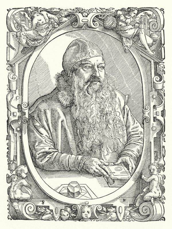 Stephan Brechtl, 16. yüzyıl Alman matematikçisi by Tobias Stimmer