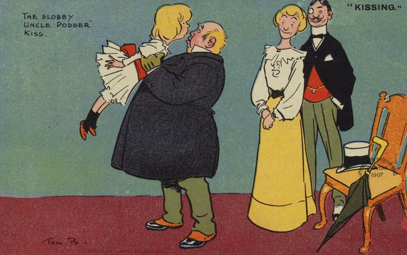 Öpüşme, Slobby Amca Podger Kiss by Tom Browne