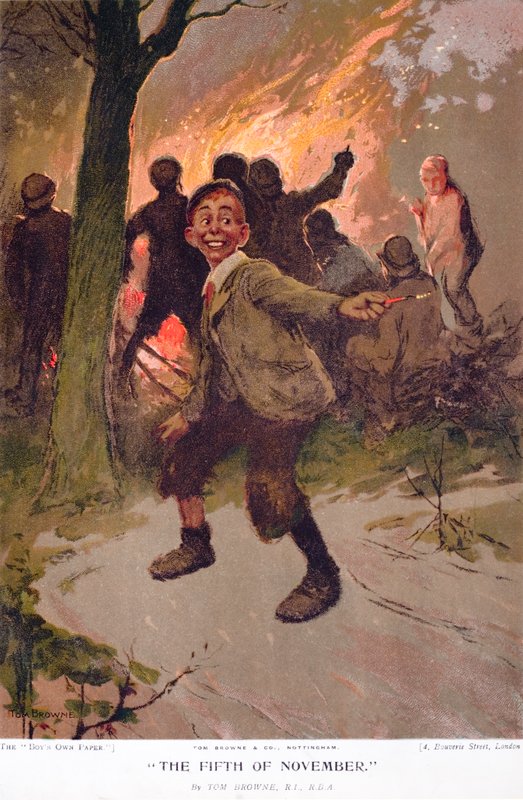 Beş Kasım, Şenlik Ateşi Gecesi