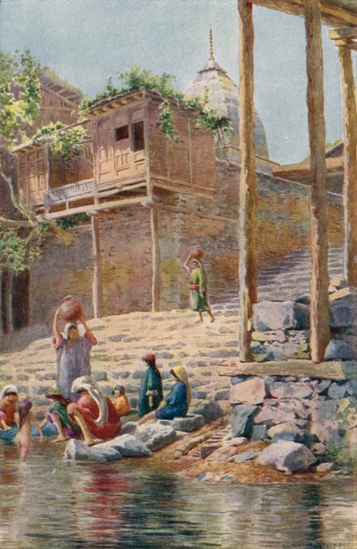 Nehrin Kıyısında, Srinagar by Unbekannt Unbekannt