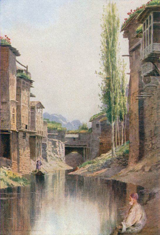 Mar Kanalında, Srinagar by Unbekannt Unbekannt