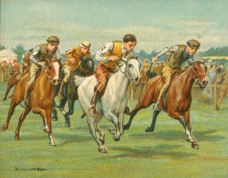 Yarışlar Tarihi ve Modern, Midilli Yarışları by Unbekannt Unbekannt