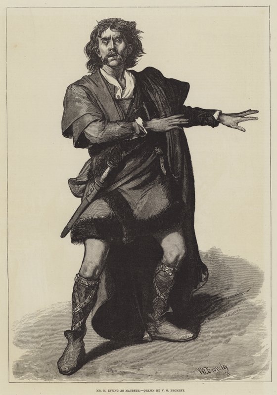 Bay H Irving Macbeth olarak by Valentine Walter Lewis Bromley