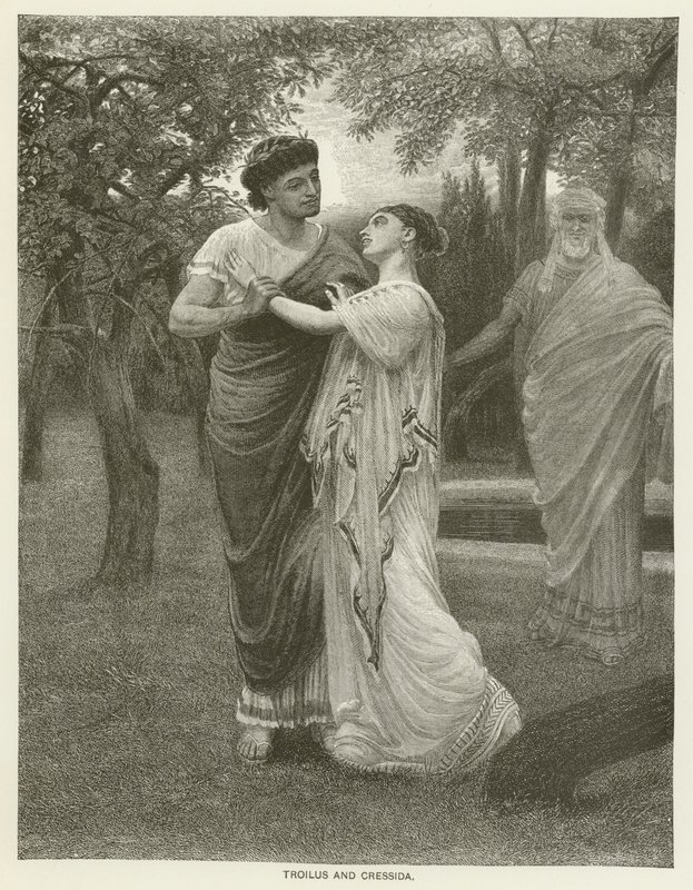 Troilus ve Cressida by Valentine Walter Lewis Bromley
