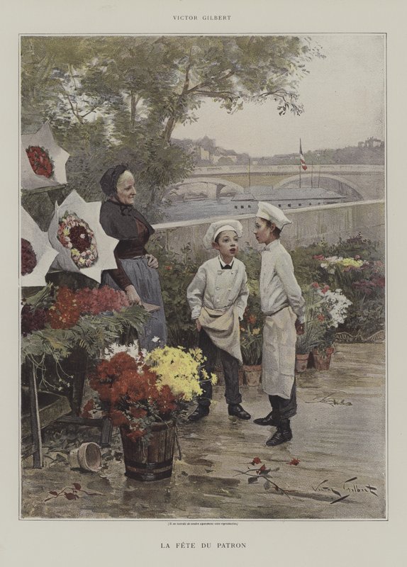 Fete du Patron by Victor Gabriel Gilbert