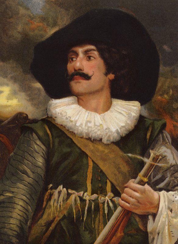 Bir Şövalyenin Portresi (chromolitho) by Victor John Robertson