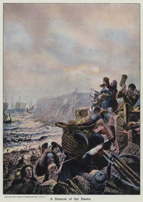 Danimarkalıların İnişi by W. Bell Scott