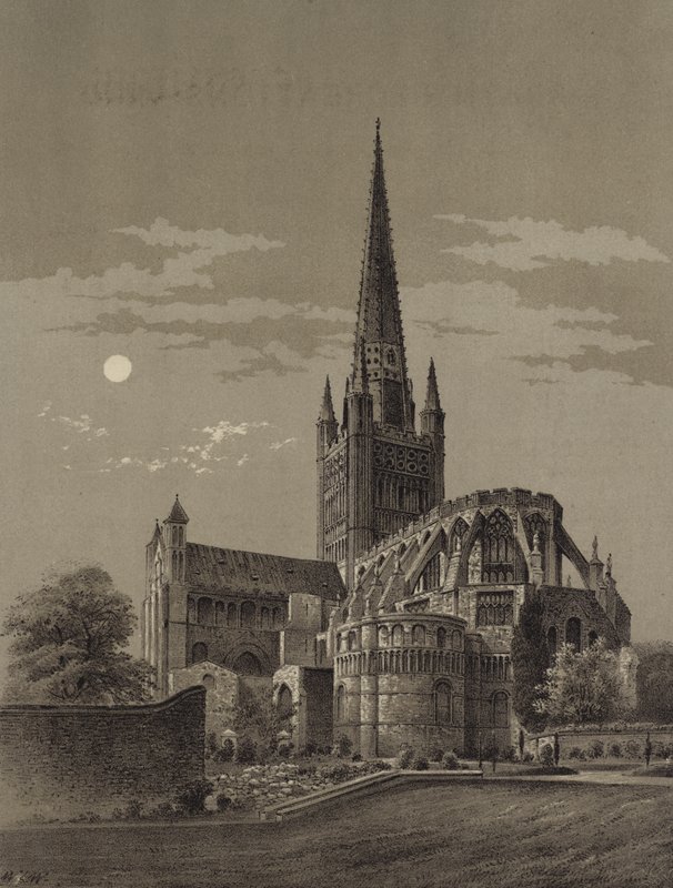 Norwich Katedrali, Norfolk by W.L. Walton