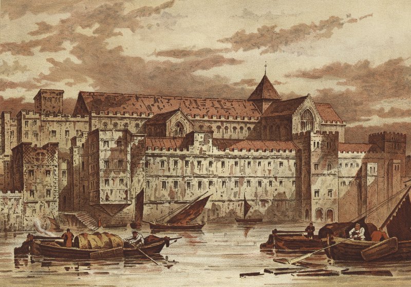 Savoy Sarayı, Strand (chromolitho) by Waldo Sargeant