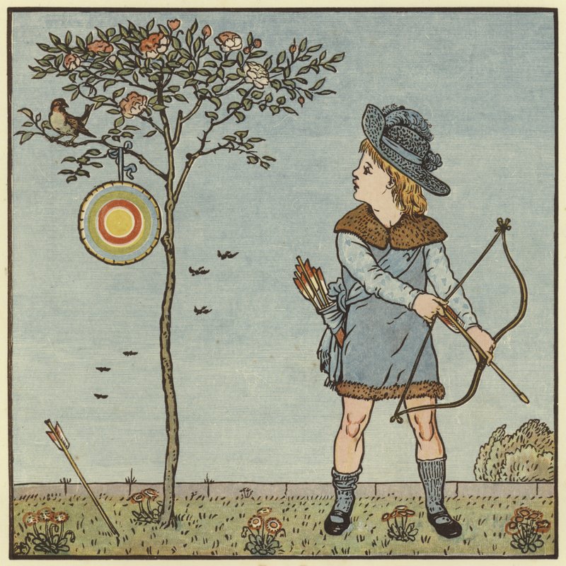 The Little Cock Sparrow  by Walter Crane