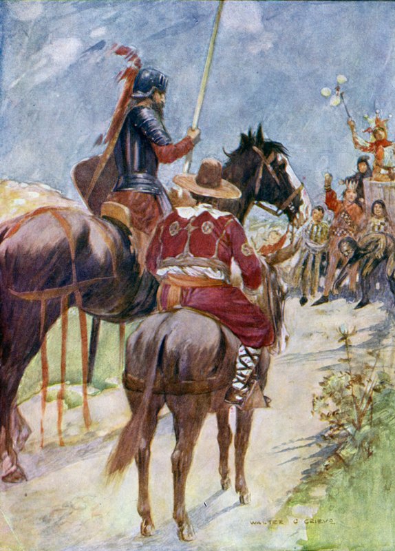 Illustration for Don Quixote  by Walter Grieve