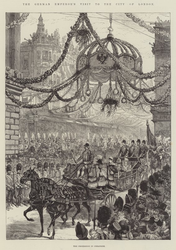 Alman İmparatorunun Londra Şehri Ziyareti by Walter Paget