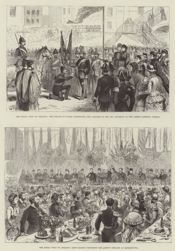 İrlanda Kraliyet Ziyareti by Walter Paget