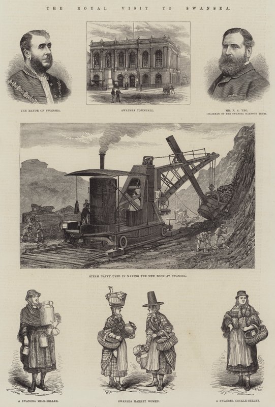 Swansea Kraliyet Ziyareti by Walter Paget