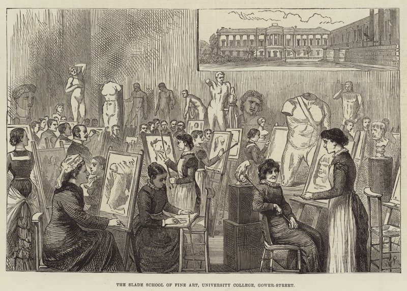 Slade Güzel Sanatlar Okulu, University College, Gower-Street by Walter Paget