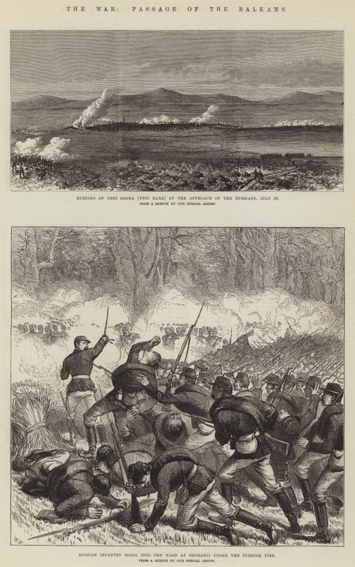 Savaş, Balkanların Geçişi by Walter Paget
