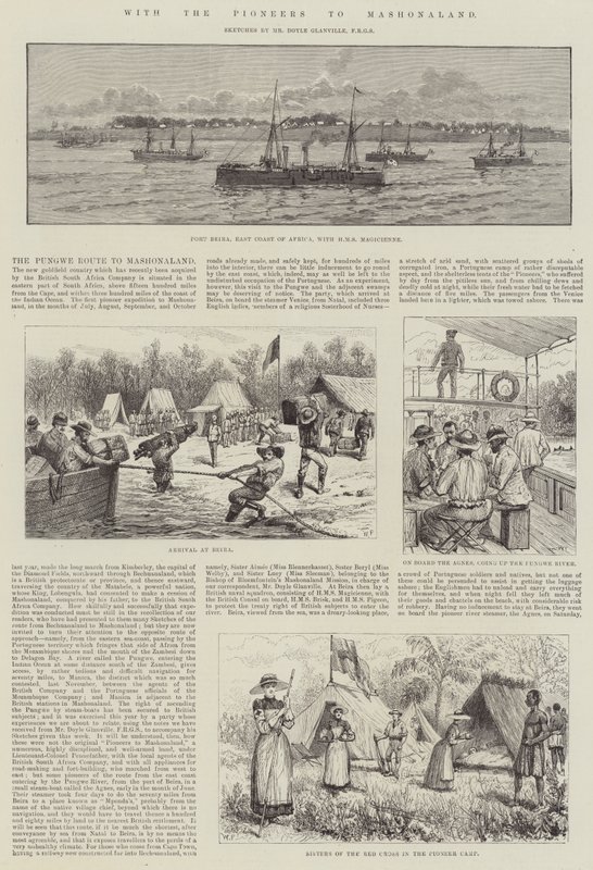 ಮಶೋನಾಲ್ಯಾಂಡ್ ತುರ್ಕಿಗೆ ಪಯೋನಿಯರ್‌ಗಳೊಂದಿಗೆ by Walter Paget