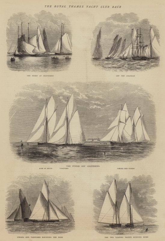 Royal Thames Yat Kulübü Yarışı by Walter William May