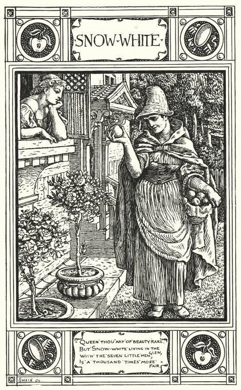 Pamuk Prenses (gravür) by Walter (after) Crane
