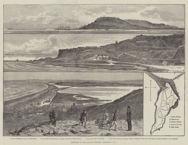 Hükümlü Hapishanelerinin Eskizleri, Portland by Walter Bothams