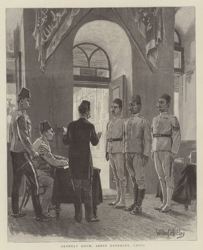 Düzenli Oda, Abdin Kışlası, Kahire, Hindistan by Walter Charles Horsley