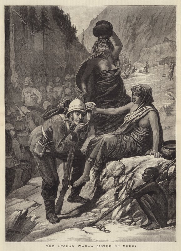 Afgan Savaşı, Merhamet Kardeşi by Walter Charles Horsley