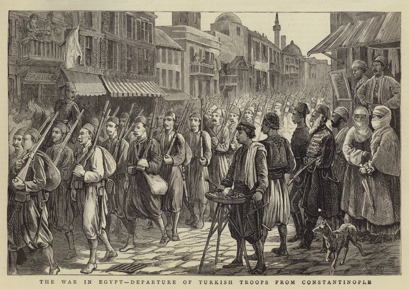 Mısır Savaşı, Türk Birliklerinin Konstantinopolis'ten Ayrılışı by Walter Charles Horsley