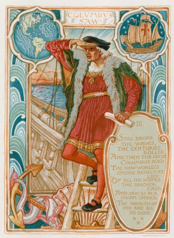 ಕೊಲಂಬಸ್ ಸಾ ಟರ್ಕ್ by Walter Crane