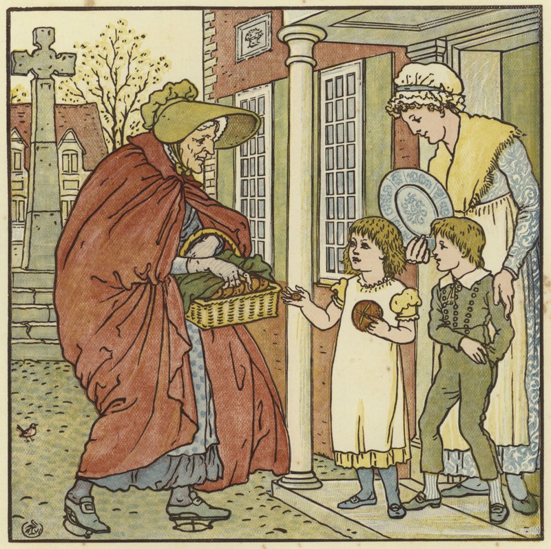 Hot Cross Buns  by Walter Crane