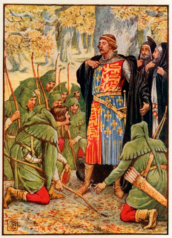 Robin Hood ve adamları Kral