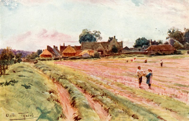 Bir Somerset Çiftliği, Limpley Stoke Yakınında (renkli taş) by Walter Frederick Roofe Tyndale