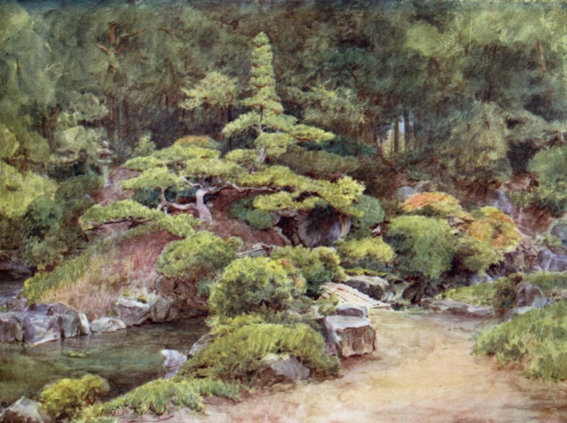 Budist Tapınağı Bahçesi, Kofu by Walter Frederick Roofe Tyndale