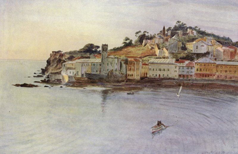 Yarımada, Sestri Levante (renkli taş) by Walter Frederick Roofe Tyndale