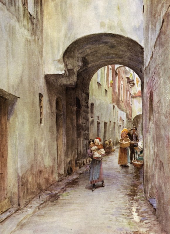 Lane, Noli, İtalya by Walter Frederick Roofe Tyndale