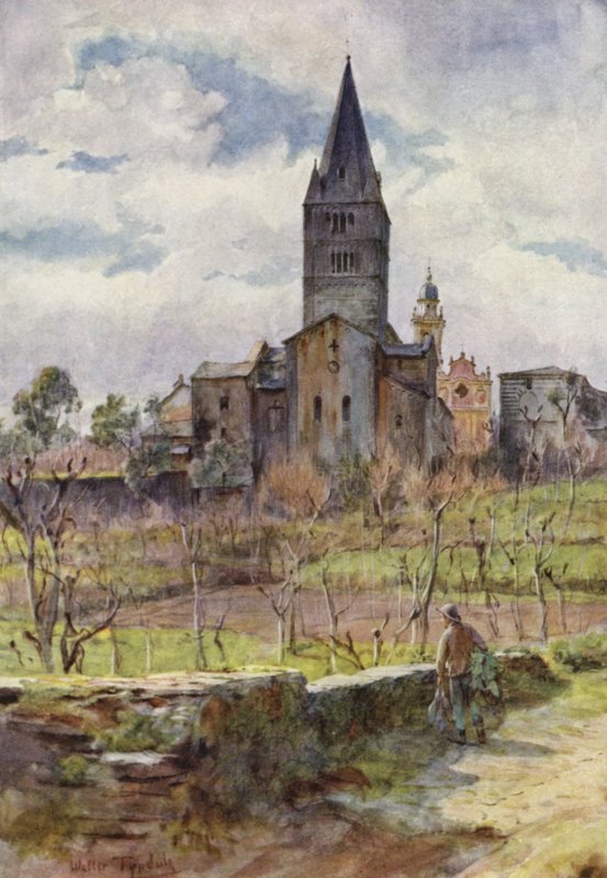 San Salvatore, İtalya (renkli taş) by Walter Frederick Roofe Tyndale