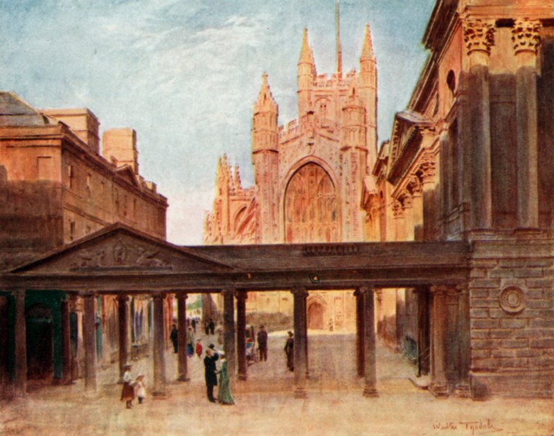 Manastır ve Pompa Odası, Banyo (renkli taş) by Walter Frederick Roofe Tyndale