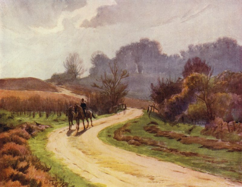 Yeni Orman: Beaulieu, Lyndhurst (renkli taş) by Walter Frederick Roofe Tyndale