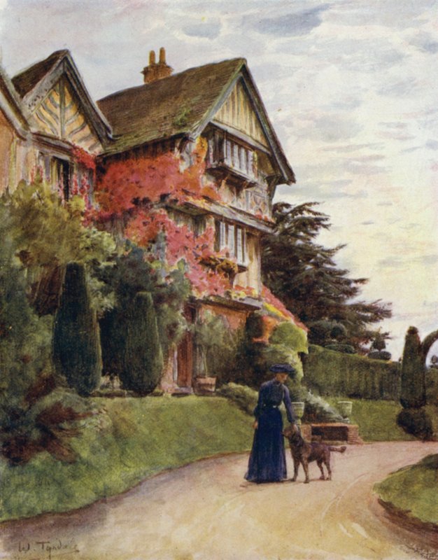 Yeni Orman: Littlecroft, Lyndhurst (renkli taş) by Walter Frederick Roofe Tyndale