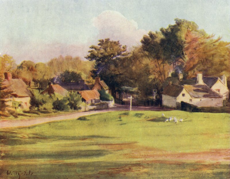Yeni Orman: Kuğu Yeşili, Lyndhurst (renkli taş) by Walter Frederick Roofe Tyndale