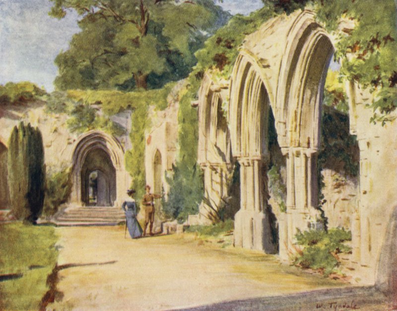Yeni Orman: Manastırlar, Beaulieu Manastırı (renkli taş) by Walter Frederick Roofe Tyndale