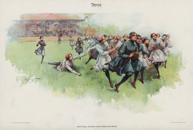 Futbol bildiğin çok iyi bir form (renkli taş) by Walter Granville Smith