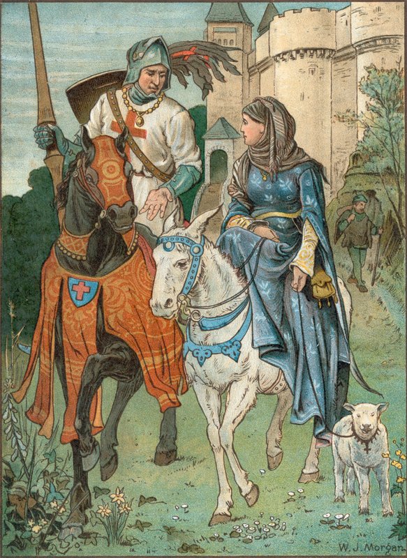 Una na Red Cross Knight by Walter Jenks Morgan
