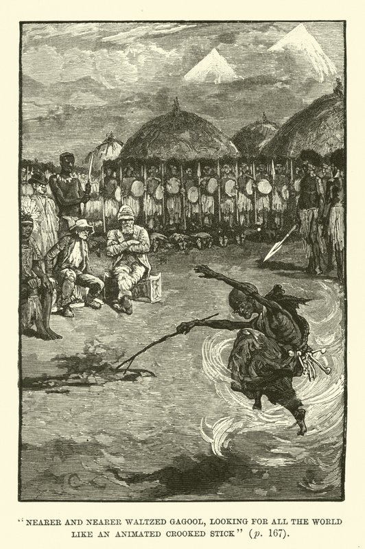 H Rider Haggard tarafından King Solomons Madenleri için İllüstrasyon by Walter Paget