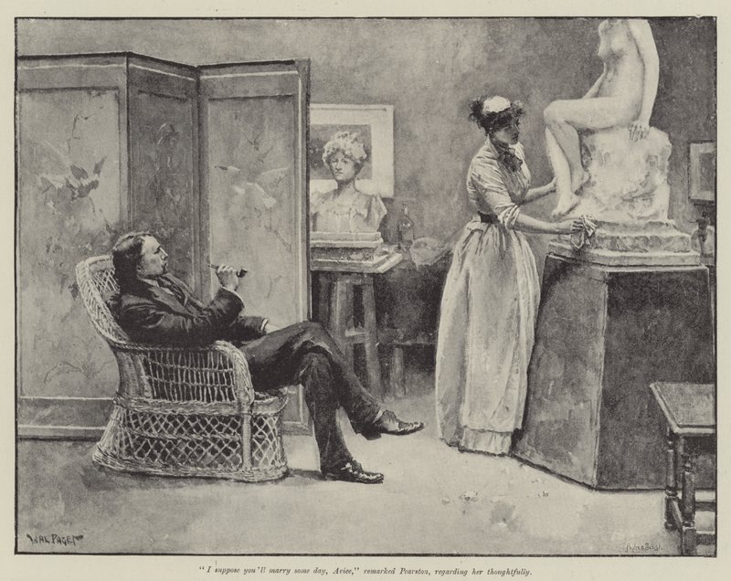 Sevgilinin Peşinde, Thomas Hardy by Walter Paget