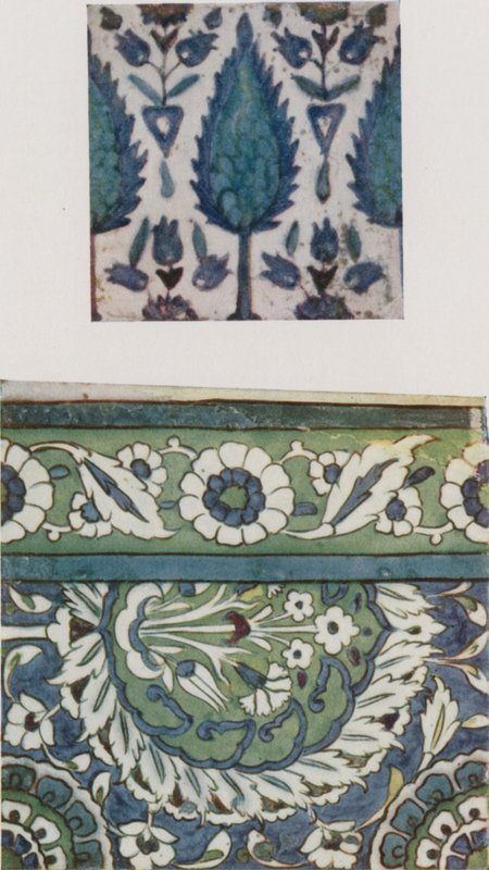 Syrian Tile, of the XVIIIth century, from a Damascus Mosque, Syrian Tile, XVIth or XVIIth century, from a Damascus Mosque  by Walter Spencer Stanhope Tyrwhitt