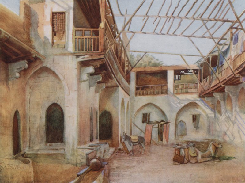 Khan El Dobabiyeh, Kahire by Walter Spencer Stanhope Tyrwhitt