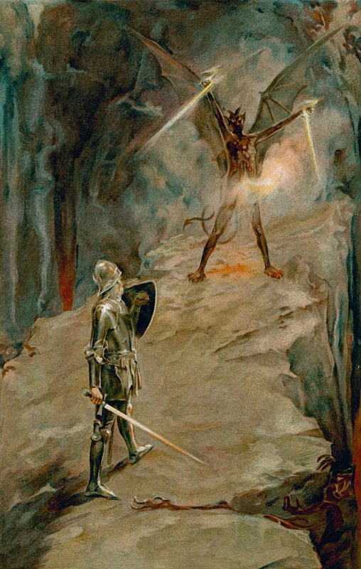 Christian Draw yaptı, çünkü onu Bestir Zamanının geldiğini gördü. by Walter Stanley Paget