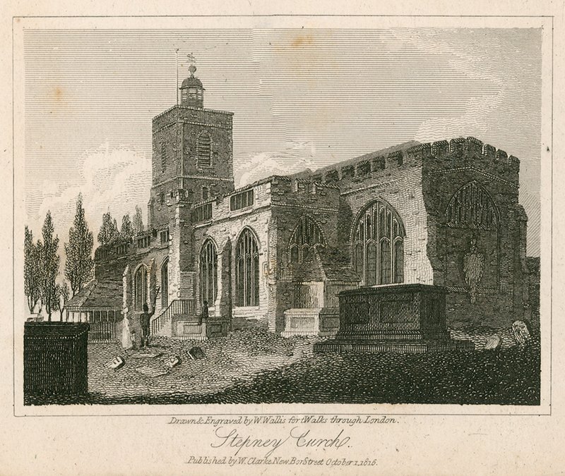 Stepney Kilisesi, Londra by Walter Wallis