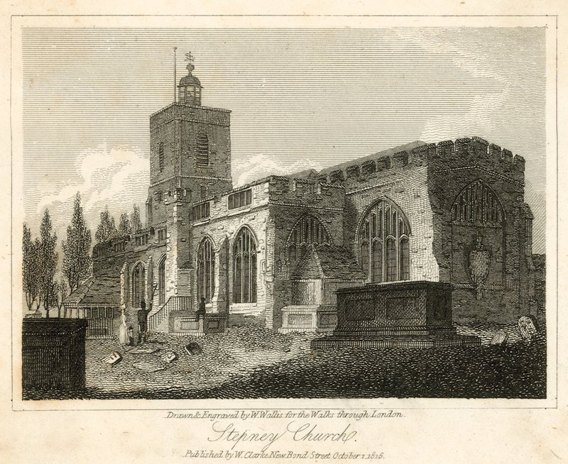 Stepney Kilisesi, Londra by Walter Wallis