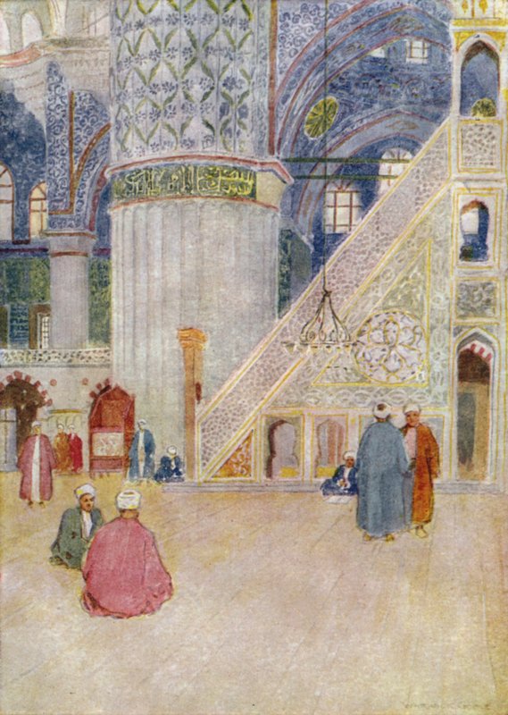 Bir caminin iç, Türkiye by Warwick after Goble